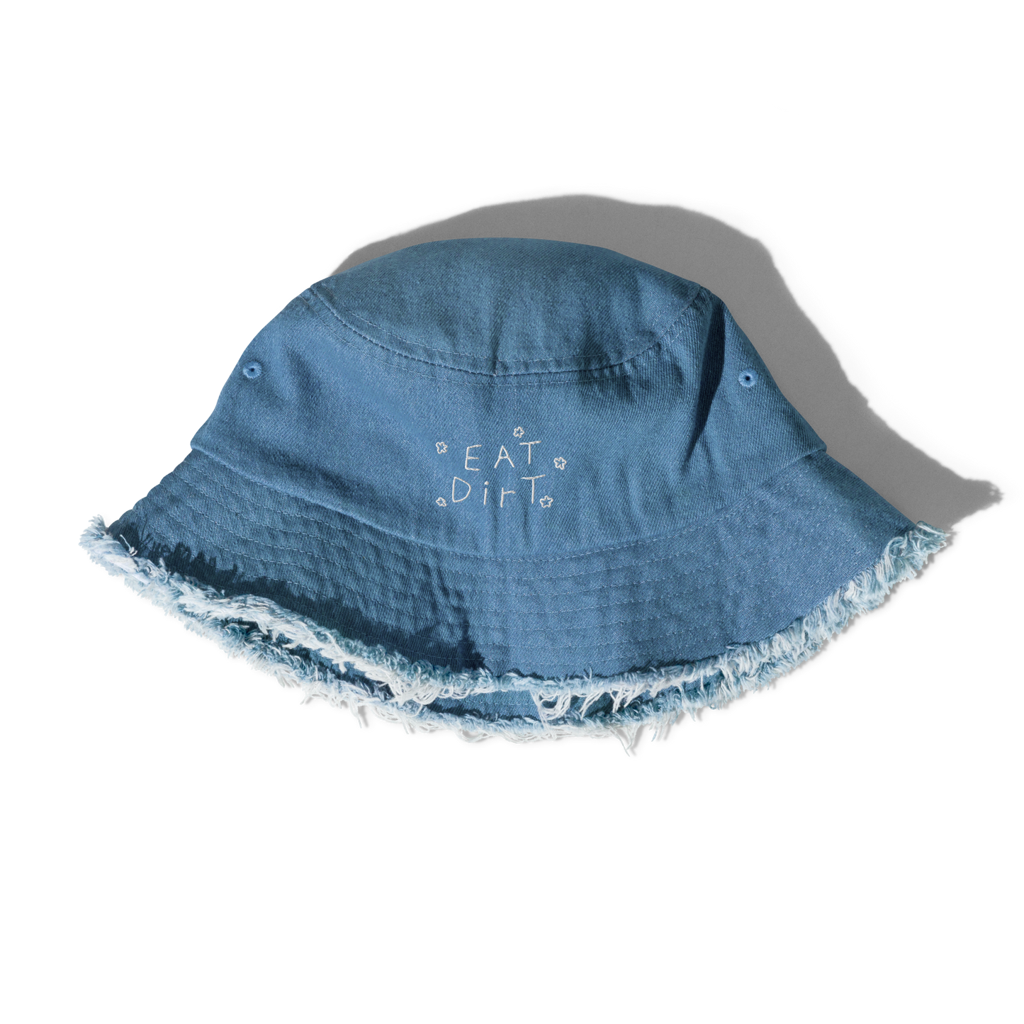 Limited Edition Light Blue Denim Eat Dirt Bucket Hat
